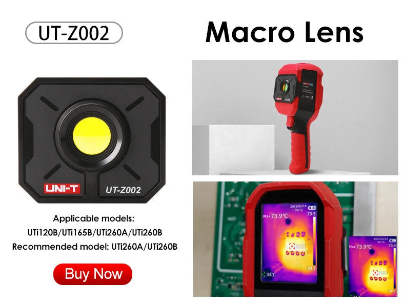 UNI-T UTI260B UTI260A Termocamera 256X192 Pixel Termocamera UTI260B + Circuito PCB Test tubi di riscaldamento a pavimento
