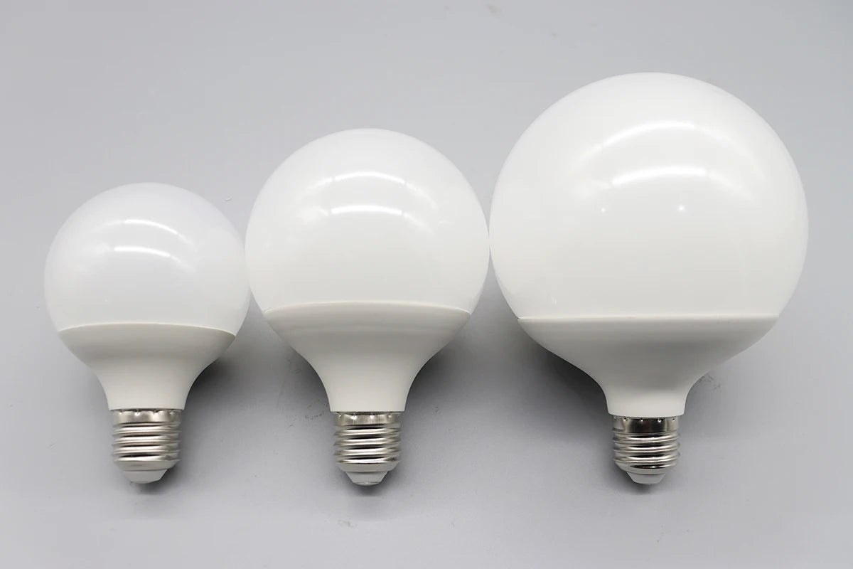 Confezione da 1-5 lampadine LED a globo G80 G95 G125 10W 12W 18W 40 Watt Lampadine LED Edison equivalenti, base E27 bianco caldo 3000K, latteo