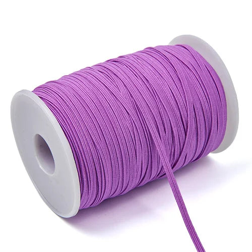 3mm 6mm Elastico colorato Elastico per cucire Nastro elastico Elastico in spandex Fascia per cucire Tessuto Accessori per indumenti fai da te 10 anni