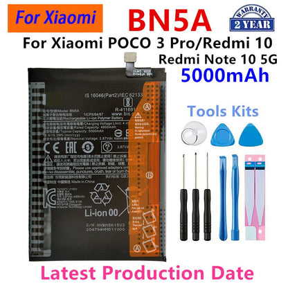 100% originale BM4P BM4S BM4Y BN53 BN59 BM4J BN63 BM56 BM57 BM5D BM4U BN5A batteria per Xiaomi Redmi K50 Pro/K40 5G/K40 Pro/K30