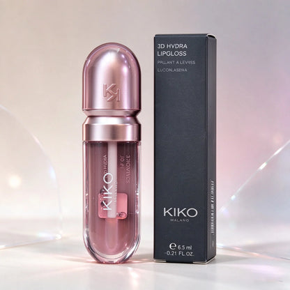 KIKO MILANO Lucidalabbra Idratante 3D Gloss, Texture Non Appiccicosa, Lunga Durata, Facile da Sfumare, Tonalità Infinita