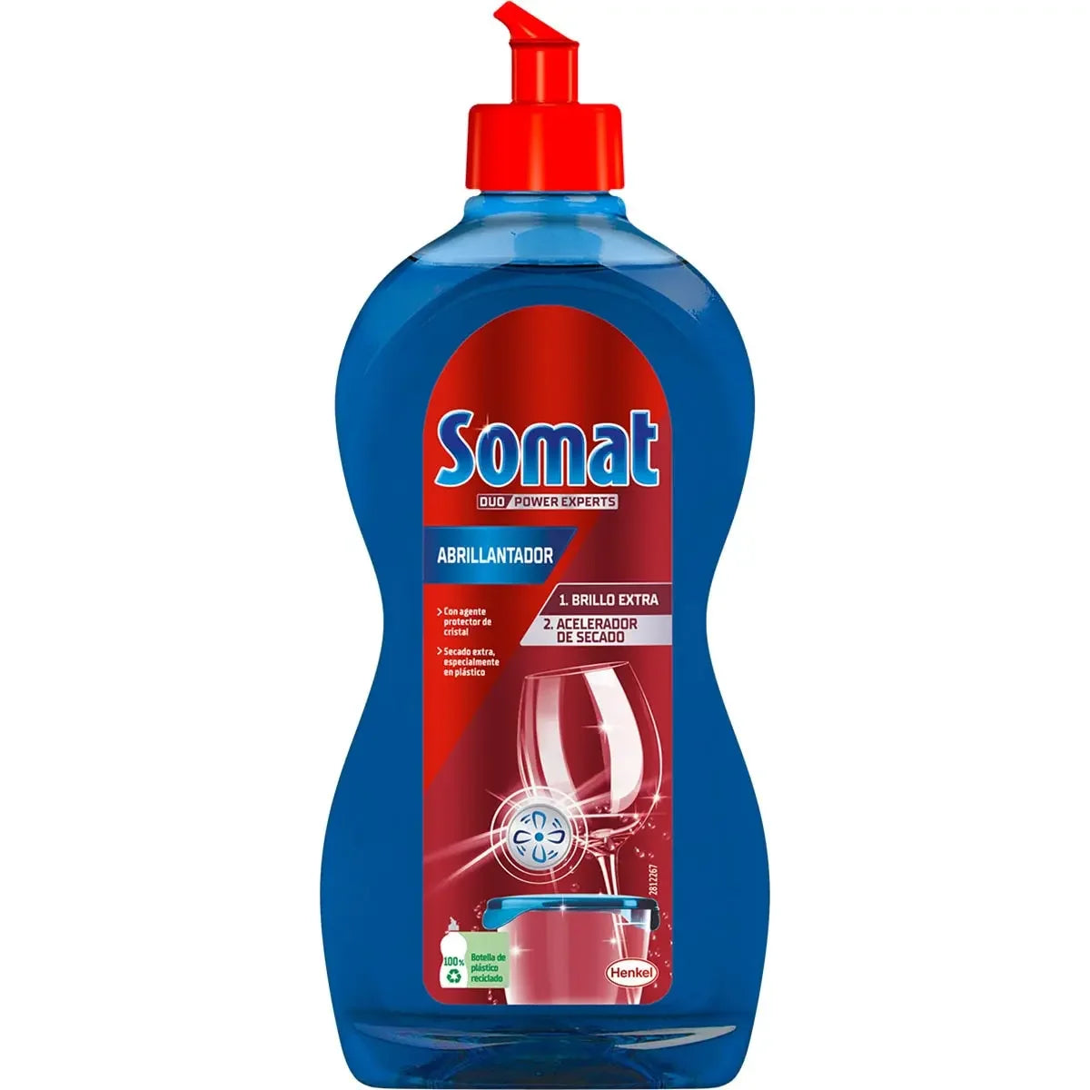 Smalto liquido lavastoviglie SOMAT + Asciugatura extra – Confezione da 2x500 ml |   Brillantezza intensa e asciugatura rapida |   Evitare macchie e residui |   Bottiglie con dispenser facile【ROUA】