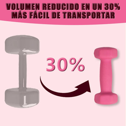 Set di 2 manubri - 2 x 2 kg, manubri esagonali, superficie in vinile, ideali per fitness, esercizio e allenamento, palestra a casa, disponibili in vari colori