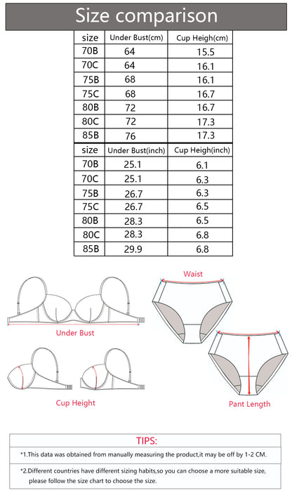 Capodanno Natale Biancheria intima da donna sexy in pizzo rosso di alta qualità Una lingerie push up Reggiseno a sette codici A3216