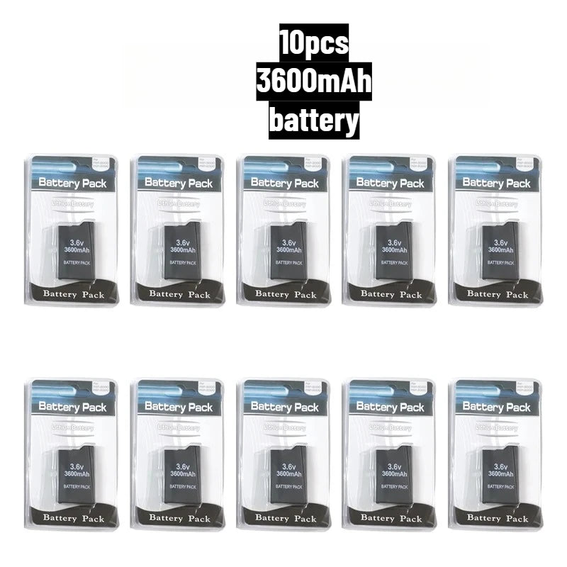 Batteria di Ricambio al Litio 3600/2400mAh per Console di Gioco Portatile PSP2000, Compatibile con PS Lite PSP-2PSP-3004