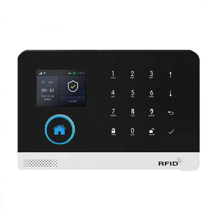 Sistema di Allarme PGST per Casa, Allarme di Sicurezza WIFI Antifurto con Sensore di Movimento per Porte, Compatibile con Tuya e Alexa