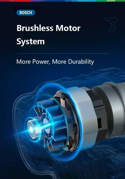 Trapano avvitatore a impulsi senza fili Bosch GSB 185-LI 18V, motore brushless, 1900 giri/min, cacciavite elettrico multifunzione, utensili elettrici (senza batteria)
