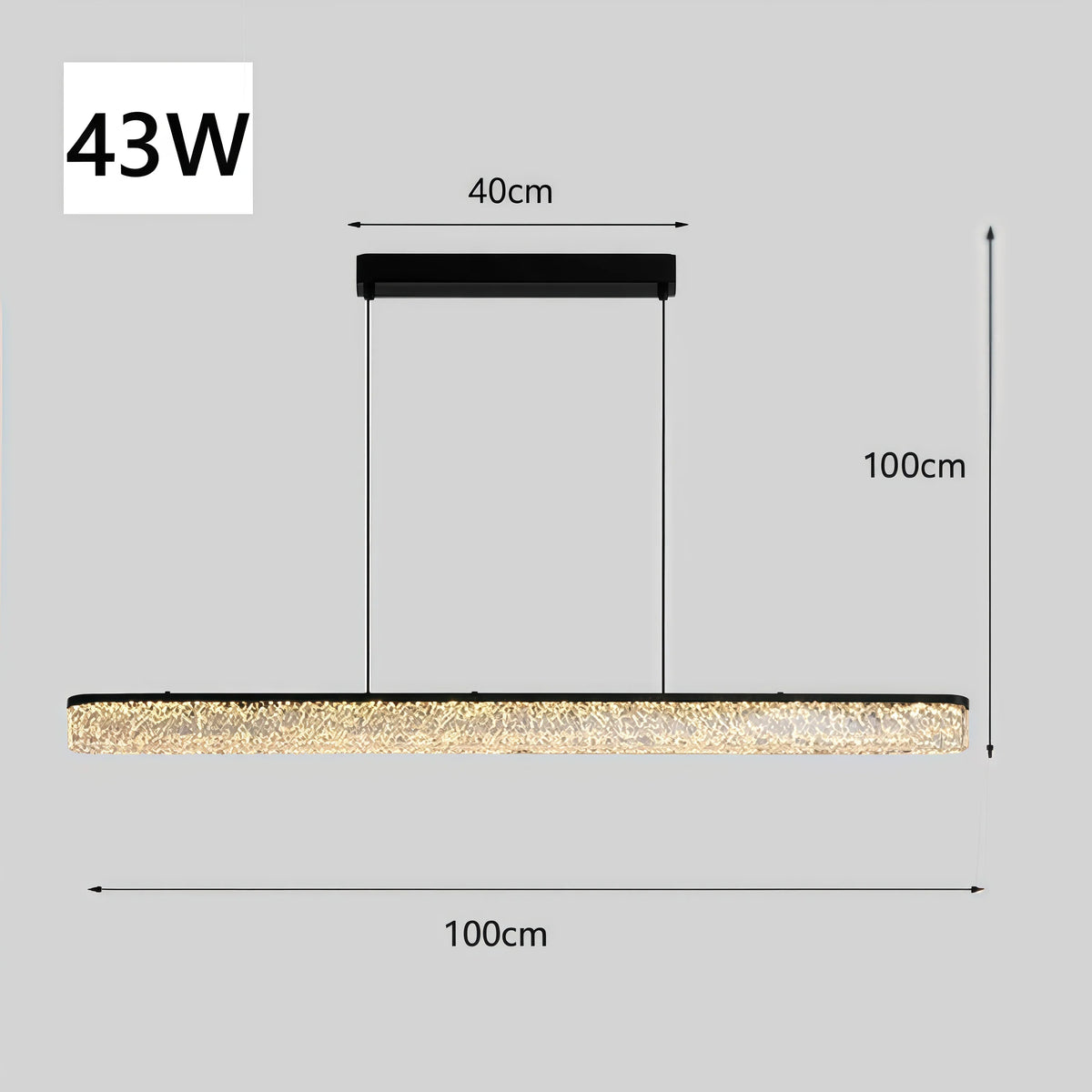 Lampadario a Soffitto Minimalista, Lampada a Sospensione di Lusso per la Casa, Luce Pendente in Acrilico con Telecomando e Dimmer, Lampada da Soffitto
