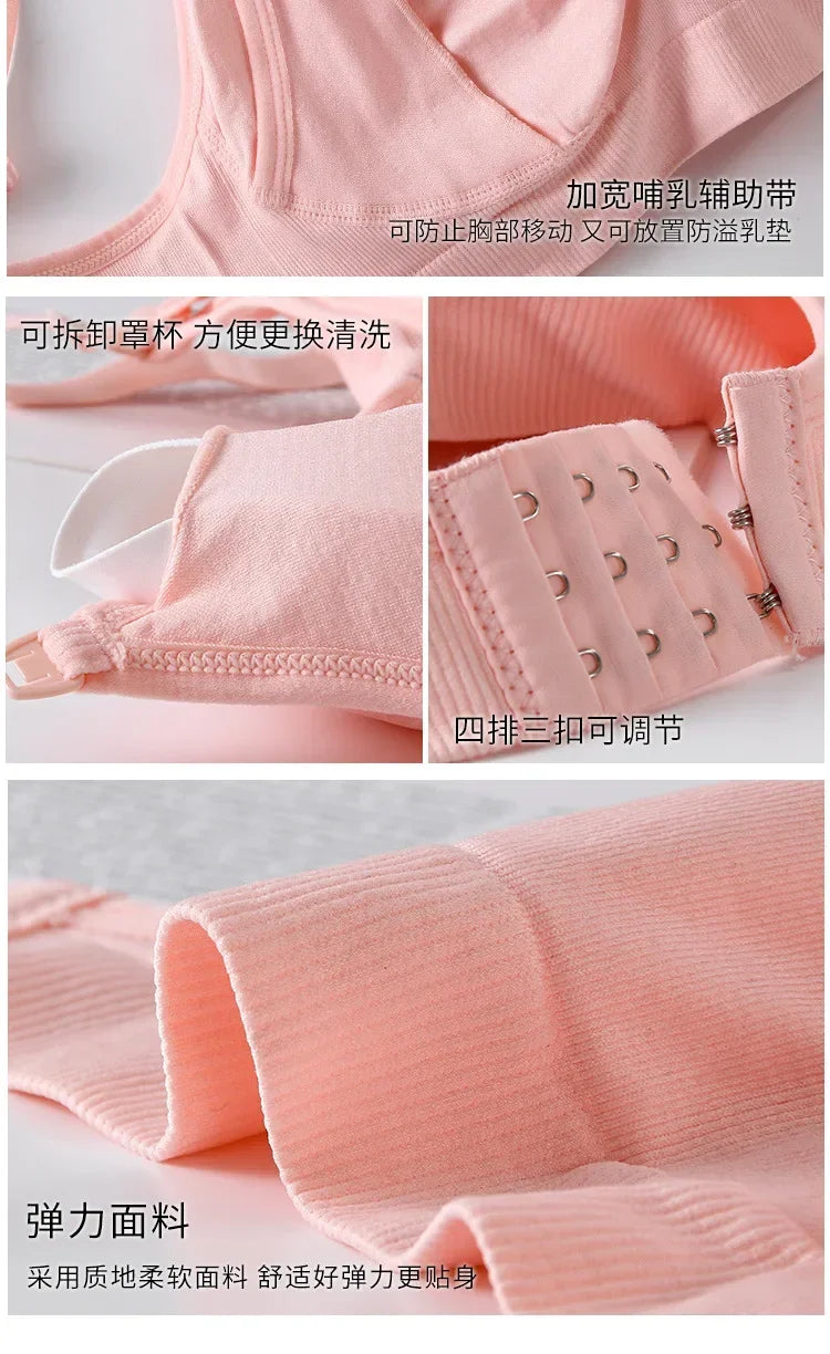 3 Pz/lotto Maternità Reggiseni Allattamento Cotone Allattamento Al Seno Donne Incinte Gravidanza Biancheria Intima Allattamento Al Seno Reggiseno Abbigliamento Lactancia