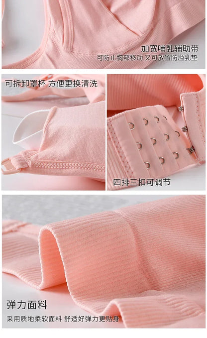 3 Pz/lotto Maternità Reggiseni Allattamento Cotone Allattamento Al Seno Donne Incinte Gravidanza Biancheria Intima Allattamento Al Seno Reggiseno Abbigliamento Lactancia