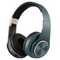 EOENKK T8 Cuffie wireless Bluetooth 5.3 con audio surround stereo, pieghevoli, per sport, a bassa latenza, per gaming, con riduzione del rumore