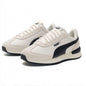 PUMA Sneakers casual antiscivolo leggere con cuciture in pelle scamosciata retrò bianco sporco e nero 399250-01