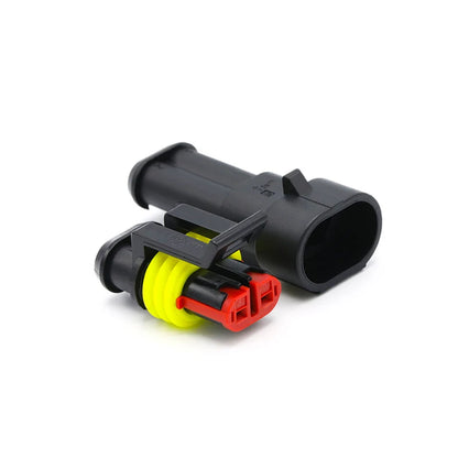 20/50/100 Set 1.5 Serie AMP Automobile Connettori 1/2/3/4/5/6 Pin Super Sigillo Impermeabile Cavo Elettrico connettore PA66 Nylon