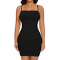 Abito modellante sexy da donna con spalle scoperte, aderente, senza spalline, intimo, compressione liscia, modellante per il corpo, vita dimagrante