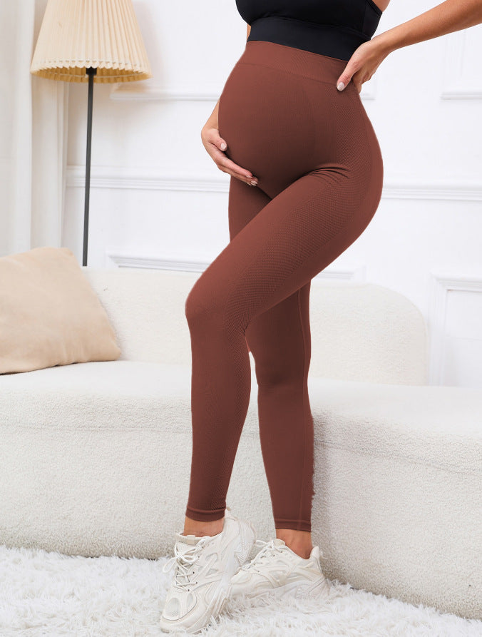 Pantaloni da yoga per donne incinte Leggings sportivi Pantaloni lunghi
