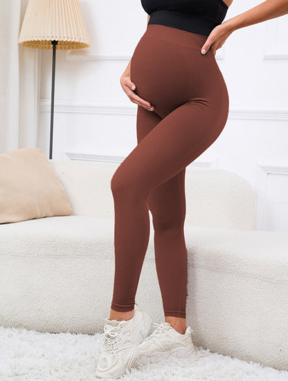 Pantaloni da yoga per donne incinte Leggings sportivi Pantaloni lunghi