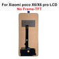 Display OLED per Xiaomi Poco X6, schermo LCD con digitalizzatore touch per Redmi Note 13 Pro 5G, modello 23122PCD1G, assemblaggio per Poco X6 Pro, display LCD K70E.