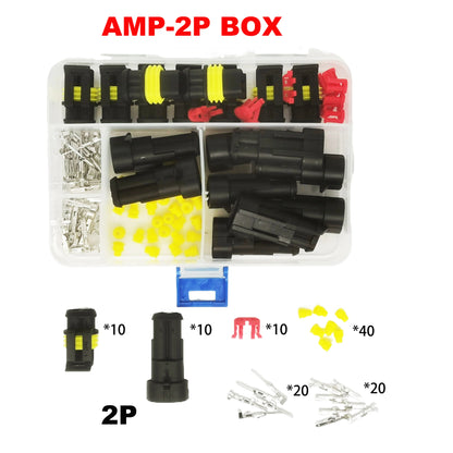 Kit connettori impermeabili Cavo automobilistico Connettore rapido Elettrico nel cablaggio dell'auto Presa di tenuta automatica 1 2 3 4 5 Kit spina a 6 pin Way