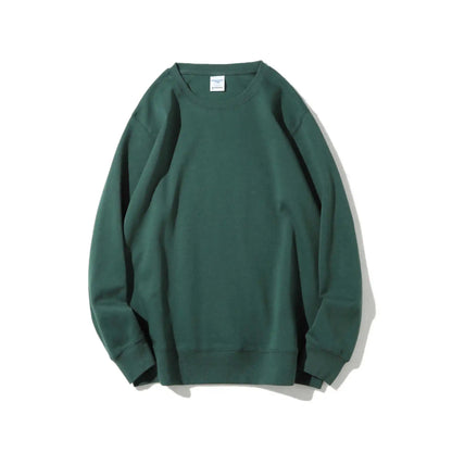 Felpa girocollo da donna tinta unita, vestibilità ampia, a maniche lunghe, casual, morbida, basic, senza cappuccio, per tutti i giorni, streetwear, top semplice