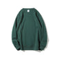 Felpa girocollo da donna tinta unita, vestibilità ampia, a maniche lunghe, casual, morbida, basic, senza cappuccio, per tutti i giorni, streetwear, top semplice