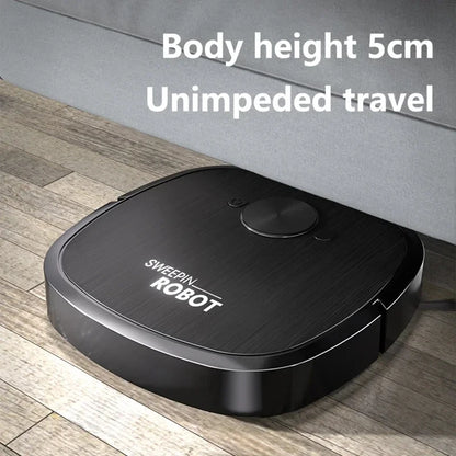Nuovo Robot Aspirapolvere 3-in-1 Lenovo con Ricarica USB, Robot Domestico Completamente Automatico per Spazzare, Aspirare e Lavare Pavimenti