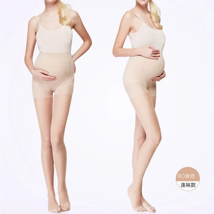 Leggings per gravidanza a vita alta Abiti premaman skinny per donne incinte Leggins lavorati a maglia con supporto per la pancia Pantaloni modellanti per il corpo