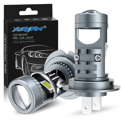Fari a LED XSTORM H7 con Lente Proiettore 80W 30000LM Lampadine Auto 9005 9006 H11 LED Canbus Lampade per Auto e Moto Plug & Play