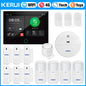 Consegna veloce KERUI Tuya WiFi + 4G Set di sistemi di allarme domestico con touch screen da 7 pollici dal magazzino ES Protezione di sicurezza dell'allarme G70