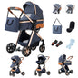 Passeggino 3 in 1 Passeggino multifunzionale Facile da viaggio pieghevole Seggiolino di sicurezza per carrozzina portatile Standard UE Spedizione gratuita