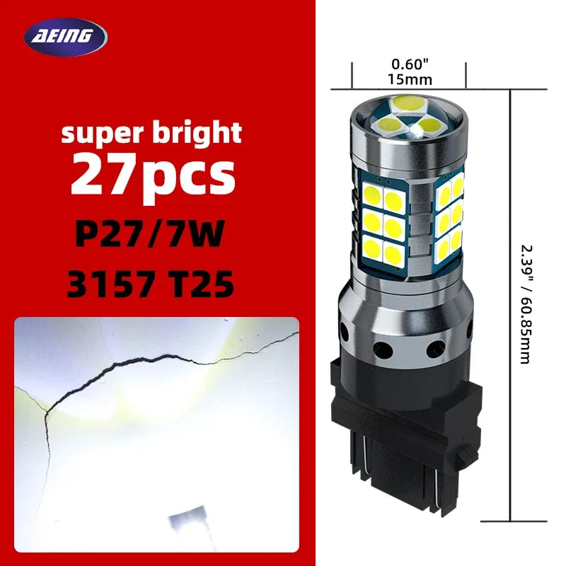 2pca 3157 Car LED Blub Daytime Running Light DRL nessun errore per Chevrolet Captiva Sport Malibu 7 Colorado Avalanche Suburban Tahoe