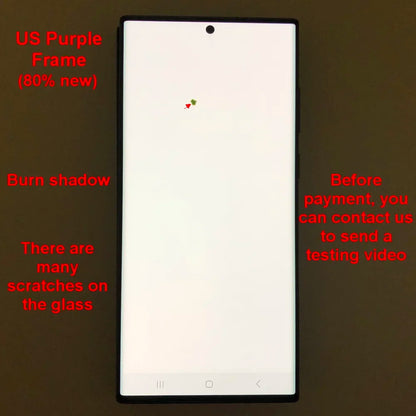 Display Super AMOLED per Samsung Galaxy S22 Ultra LCD SM-S908 S908U S908E, Schermo Touch Digitizer di Ricambio con Difetti