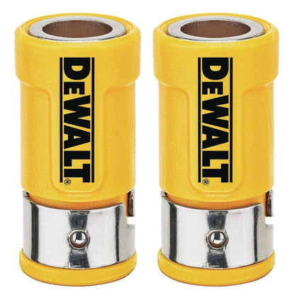 DEWALT Accessori per utensili Serie combinata con intaglio incrociato PH2 89MM 57MM 50MM Asta di prolunga per manica ad anello argento/giallo