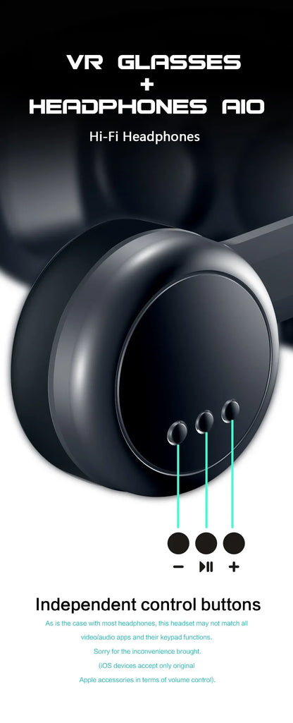 VRG Pro Realtà Virtuale Occhiali VR Dispositivi per cuffie Viar 3D Occhiali per casco Lenti Smart per Smartphone Cellulare Set di giochi per dispositivi mobili