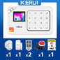 Kit Sistema di Allarme Domestico WIFI GSM KERUI Compatibile con Tuya, Allarme Antifurto Supporta Alexa Google, Sicurezza Wireless per Casa 433MHz