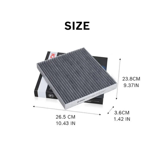 Filtro abitacolo attivo Bosch AF5139 per Hyundai Sonata (LF/Fe), Grandeur/Azera (IG); per Kia Optima/K5 (JF) [codice originale: 97133-C1000].
