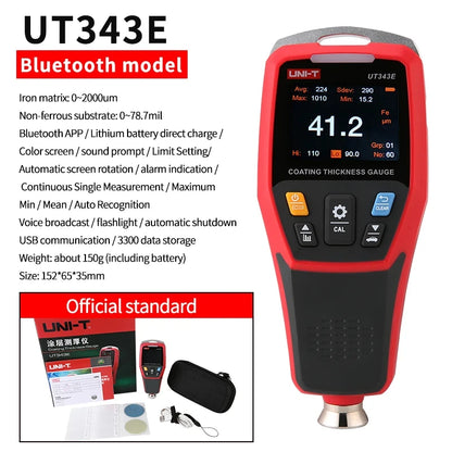 Multimetro Automobilistico UNI-T UT105+ UT107 PLUS, Tester per Batterie Auto UT673A UT675A, Misuratore di Spessore Rivestimenti UT343A UT343D
