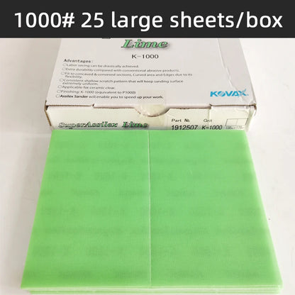 Giappone KOVAX Carta vetrata abrasiva morbida quadrata Grana 2000/3000 Lucidatura fine Riparazione graffi auto Finitura di bellezza Sbrasivo