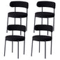 EGOONM Set di 2/4/6 Sedie da Pranzo in Stile Nordico, Sedie Imbottite in Velluto Teddy per Cucina e Sala da Pranzo