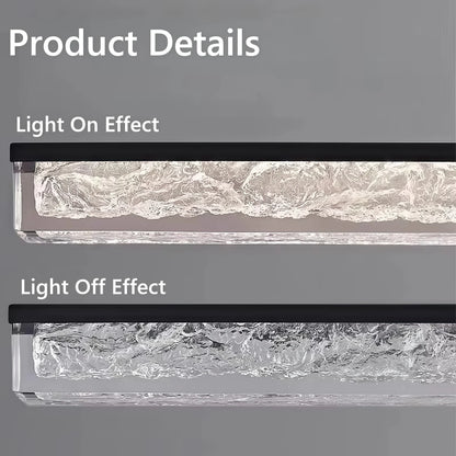 Lampadario a Soffitto Minimalista, Lampada a Sospensione di Lusso per la Casa, Luce Pendente in Acrilico con Telecomando e Dimmer, Lampada da Soffitto
