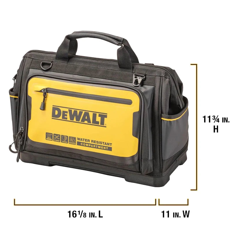 DEWALT DWST560103-DW100 100th Anniversary Limited Edition borsa per attrezzi a bocca aperta da 16 pollici materiale durevole Kit di attrezzi conveniente