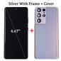 Display LCD AMOLED G998 per Samsung S21 Ultra 5G G998U, Schermo Touch con Digitalizzatore per Samsung S21 Ultra G998B con Cornice