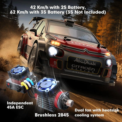 MJX Hyper Go 14303 1/14 4WD RC Auto 65 km/h Brushless 2.4G Auto telecomandata Off-road Ad alta velocità RC Auto Camion giocattolo