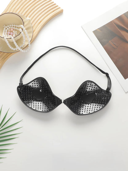 Reggiseno da donna staccabile con cinturino sul petto invisibile raccolto abiti da sera adesivi senza cuciture e braissere per feste JB2511