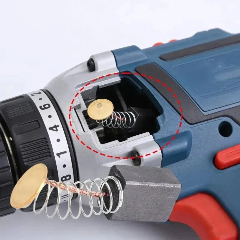 Spazzole di Carbone per Motori Elettrici, Parti di Ricambio per Utensili Elettrici, Trapano, Martello, Smerigliatrice Angolare, Motosega, Macchina da Taglio
