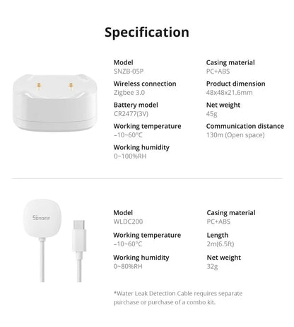 Sensore di Presenza Umana Zigbee SONOFF SNZB-06P, SNZB-03P, SNZB-04P, SNZB-05P, SNZB-06P, Sonoff SWV, Sonoff Water Valve Bridge Pro