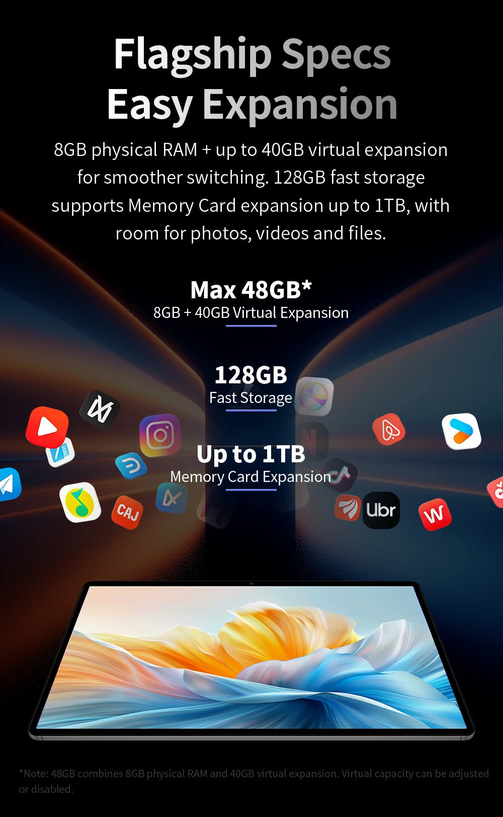 Tablet Teclast T70 Pro con Android 16 e tecnologia Gemini AI, display IPS da 14 pollici, T70Pro, doppia SIM 4G LTE, WiFi 2,4 GHz/5 GHz, Bluetooth 5.2, navigazione GPS, processore G100 Octa Core, 8 GB di RAM, 128 GB di memoria