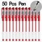 20/50 pezzi Penne gel Set Nero Blu Rosso Ricarica Gel Forniture scolastiche e per ufficio Cancelleria accessori kawaii cancelleria penne carine