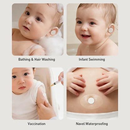 Avent Patch Protettivi in Silicone per Orecchie 30pz, Copri Orecchie Impermeabili Morbidi e Indolore da Rimuovere, per Bagno e Nuoto Bambini 0-12 Anni
