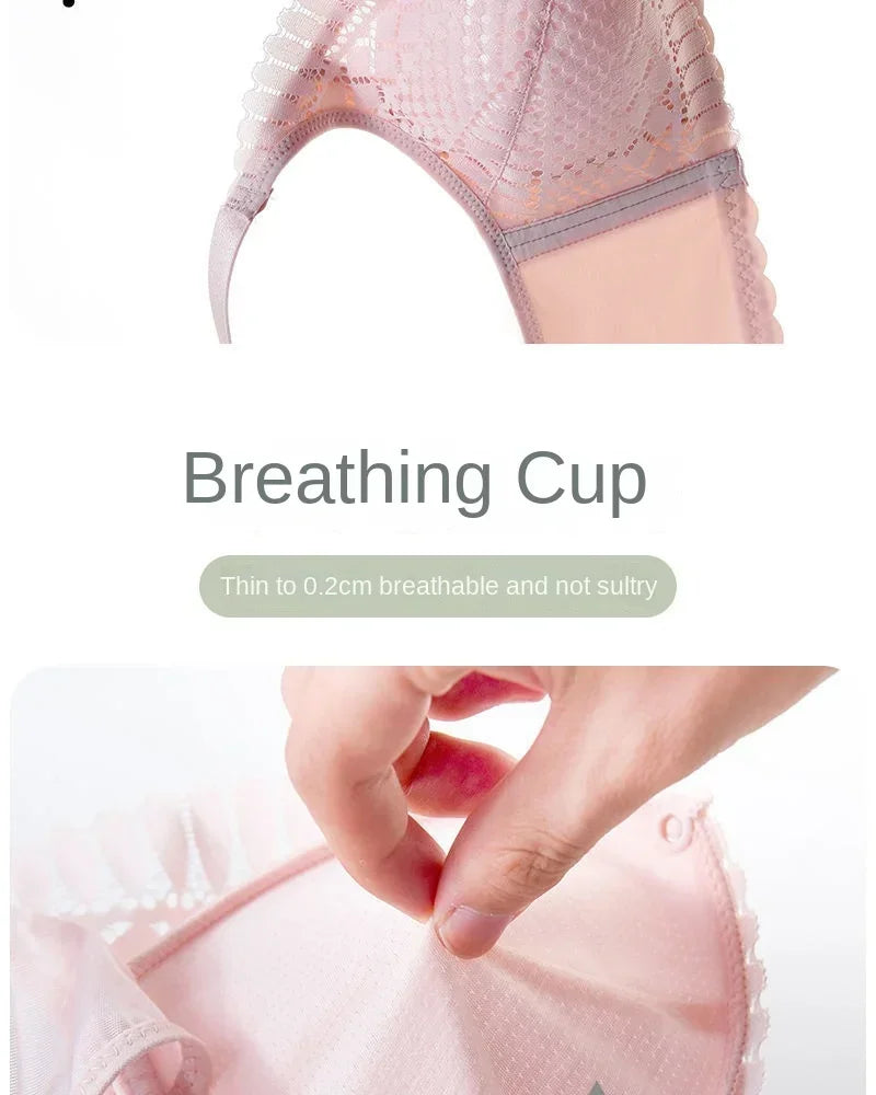 Reggiseno per allattamento premaman con bottone frontale Intimo raccolto regolabile Reggiseno per allattamento confortevole per l'allattamento di vestiti per donne incinte