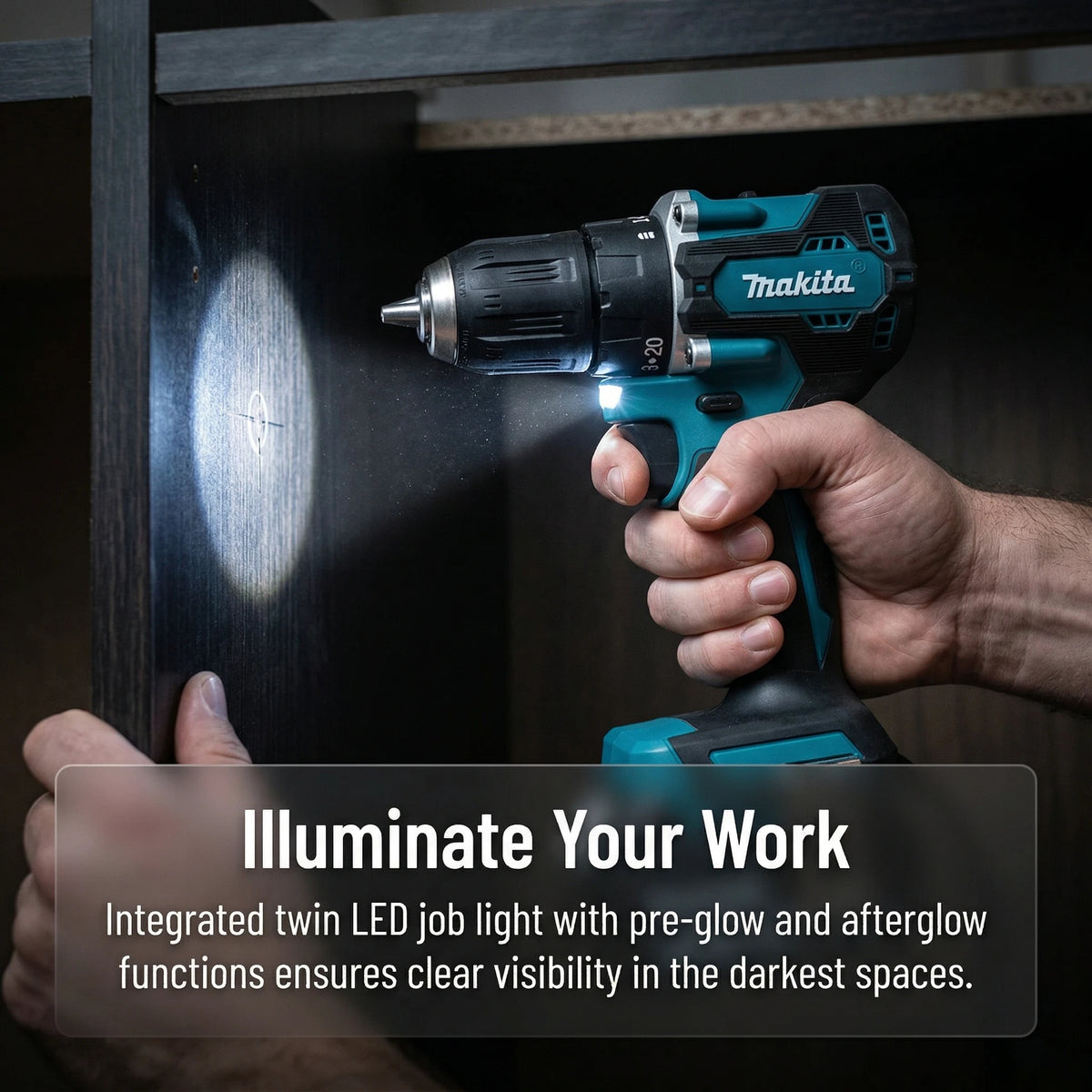 2026 Makita DDF487 Trapano Avvitatore Elettrico a Batteria Brushless 18V per Sistema di Batterie Makita 18V